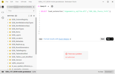 Solved: Load ST_GEOMETRY .dll extension into SQLite/mobile